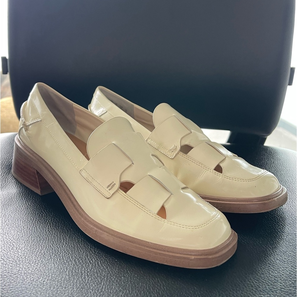 Franco Sarto Cream Loafers